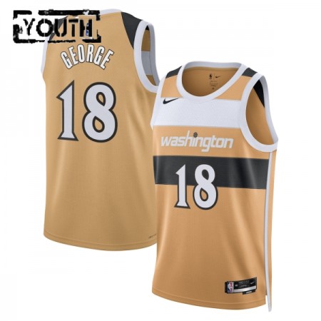 Camiseta Niños Washington Wizards Kyshawn George 2025-26 Nike City Edition Oro Swingman Camiseta Niños Washington Wizards Kyshawn George 2025-26 Nike City Edition Oro Swingman